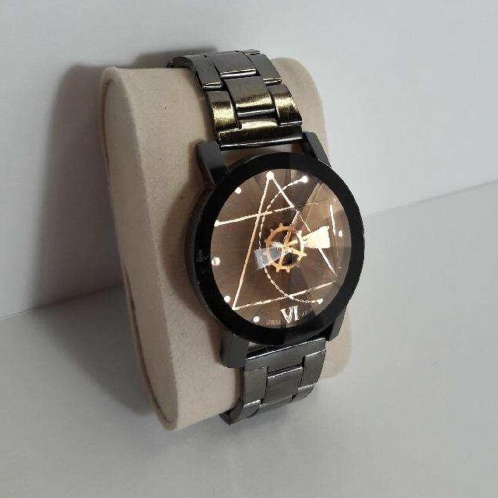 Equilateral Quartz Men's Watch Elegant Skeleton